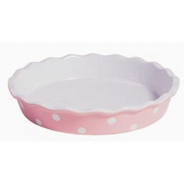 Форма для выпечки Pink Pie with dots 26,5x26,5x5 см